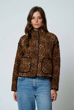 LEOPARD QUILTED JACKET