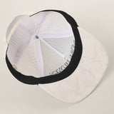 MAKE HEAVEN CROWDED Embroidered White Camo Trucker Hat