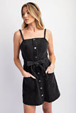 Emmie Black Denim Dress