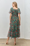 Evergreen Blooms Dress