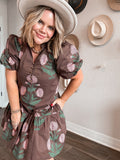 Chocolate Blooms Dress