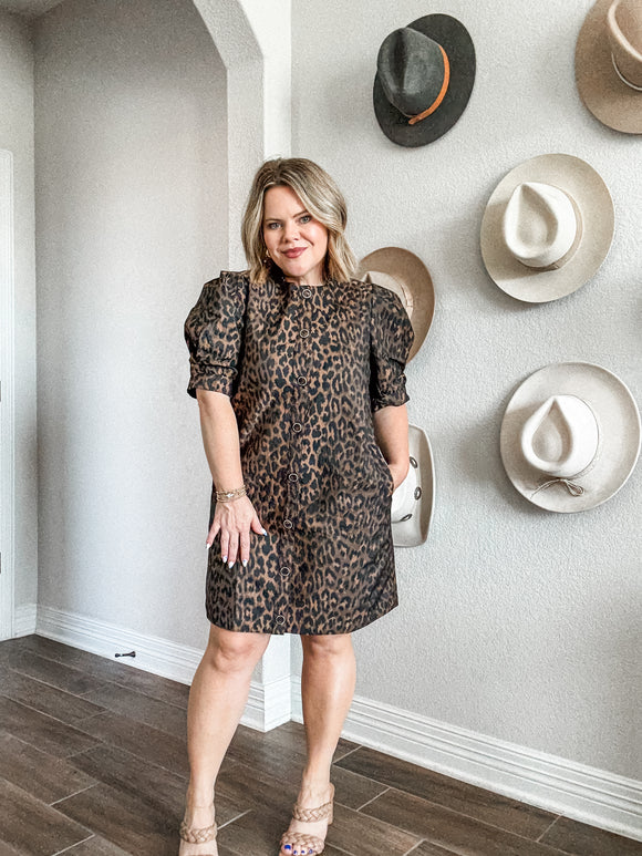 Lovely Leopard Mini Dress