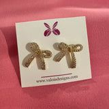 Sparkly Bow Earrings