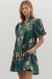 Evergreen Blooms Dress
