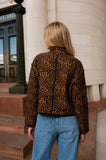 LEOPARD QUILTED JACKET