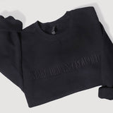 MAKE HEAVEN CROWDED Embroidered  Sweatshirt