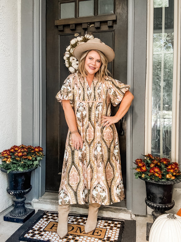Blushing for Fall Dress