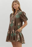 Chocolate Blooms Dress
