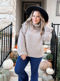Cozy Days Ahead Sweater - Taupe