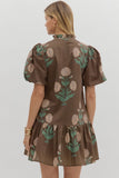 Chocolate Blooms Dress