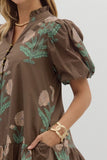 Chocolate Blooms Dress