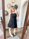 Emmie Black Denim Dress