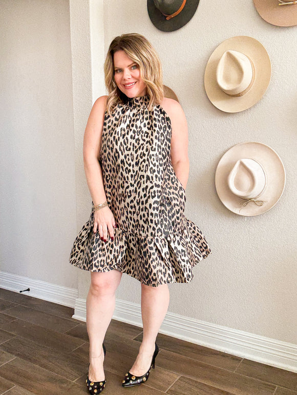 Leopard Party Time Dress