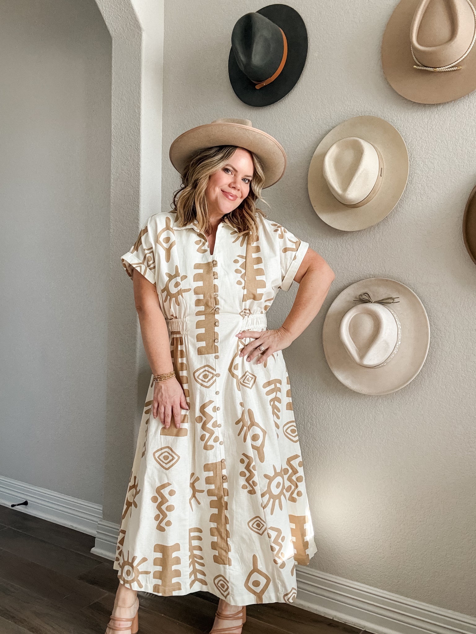Abstract Boho Vibes Dress – Perfectly Paisley Shop