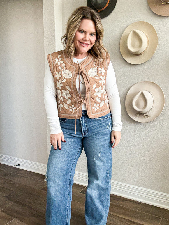 The Hazel Vest - Tan