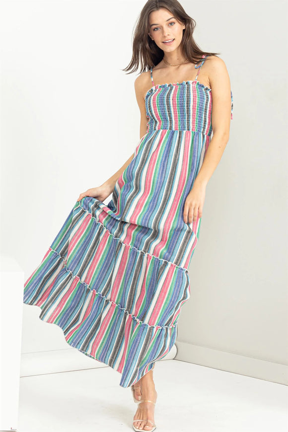 Sun + Stripes Maxi Dress