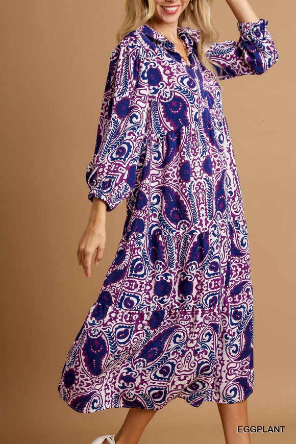 Plum Paisley Dress Perfectly Paisley Shop Plum Paisley Dress Perfectly Paisley Shop