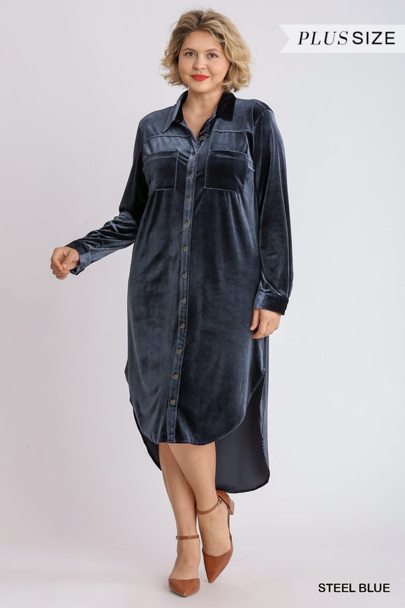 Icy Blue Velvet Dress Perfectly Paisley Shop Icy Blue Velvet Dress Perfectly Paisley Shop