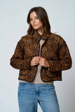 LEOPARD QUILTED JACKET