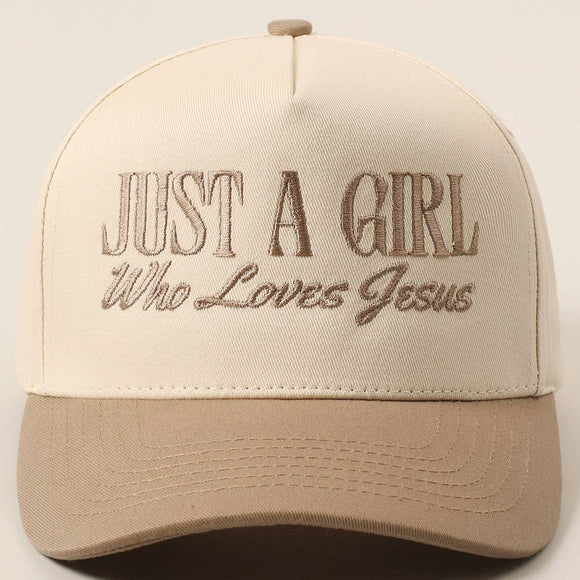 Just A Girl Who Loves Jesus Trucker Hat