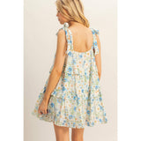 Layla Floral Tie Strap Dress