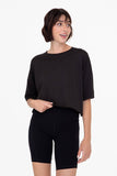 On The Edge Cropped Tee BLACK