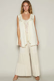 Boheme Pearl Vest Cream