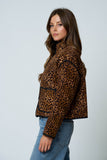 LEOPARD QUILTED JACKET