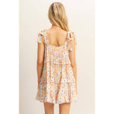 Layla Floral Tie Strap Dress