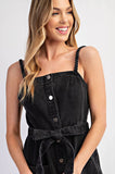 Emmie Black Denim Dress