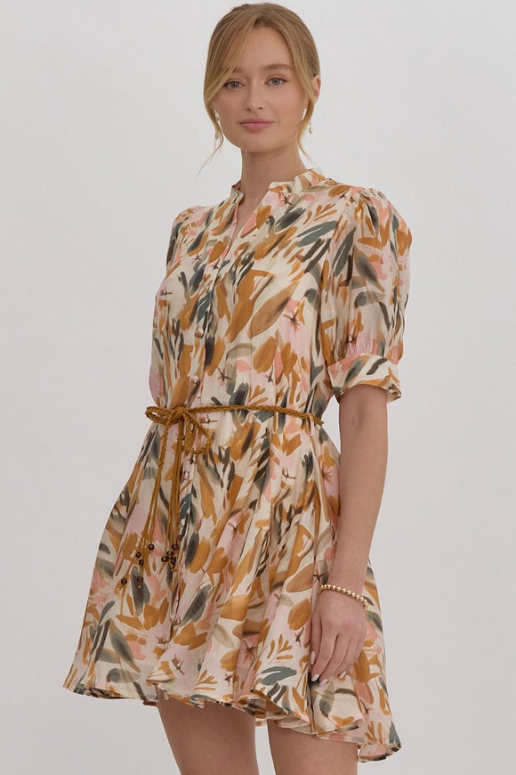 Autumn Floral Dress