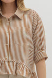 Stripes + Swoops Button Down