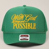 With God Trucker Hat
