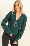 Evergreen Bow Sweater