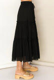 Perfect Basic Black Maxi Skirt