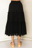 Perfect Basic Black Maxi Skirt