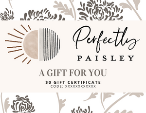 Perfectly Paisley Gift Cards