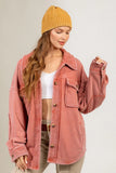 Cozy Rosy Shacket