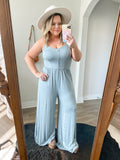 Dusty Blue Romper