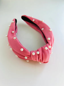 Pearl Headband - Pink