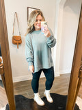 Lux Comfy Sweatshirt in Sage
