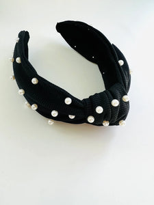 Pearl Headband - Black