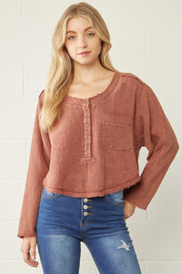 Brick Mineral Washed Top