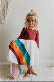 Rainbow Maxi Dress - girls