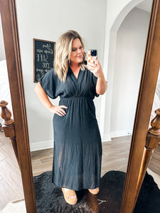 Sheer For It Dress - Black